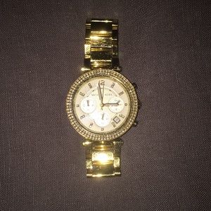 Gold Michael Kors watch